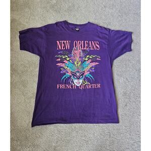 New Orleans French Quarter Shirt Unisex size XL Purple